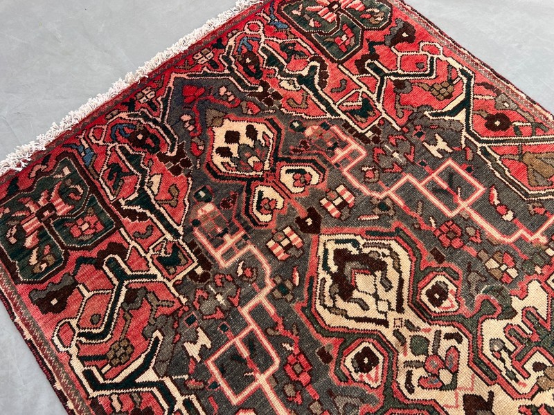 Vintage Caucasian Tribal Handmade Traditional Medallion Runner Rug 3'9 x 8'2 Ft gallery