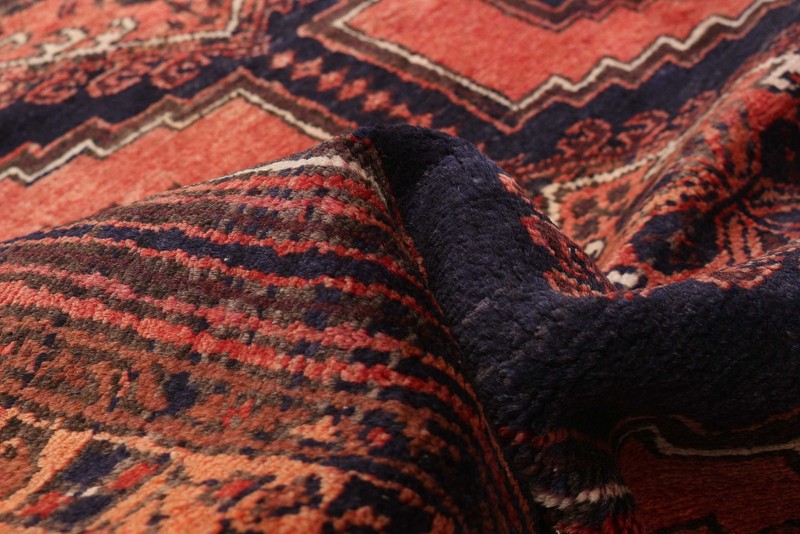 3'7" x 9'5" Vintage Hand-knotted Runner Rug Traditional Oriental Wool Carpet gallery