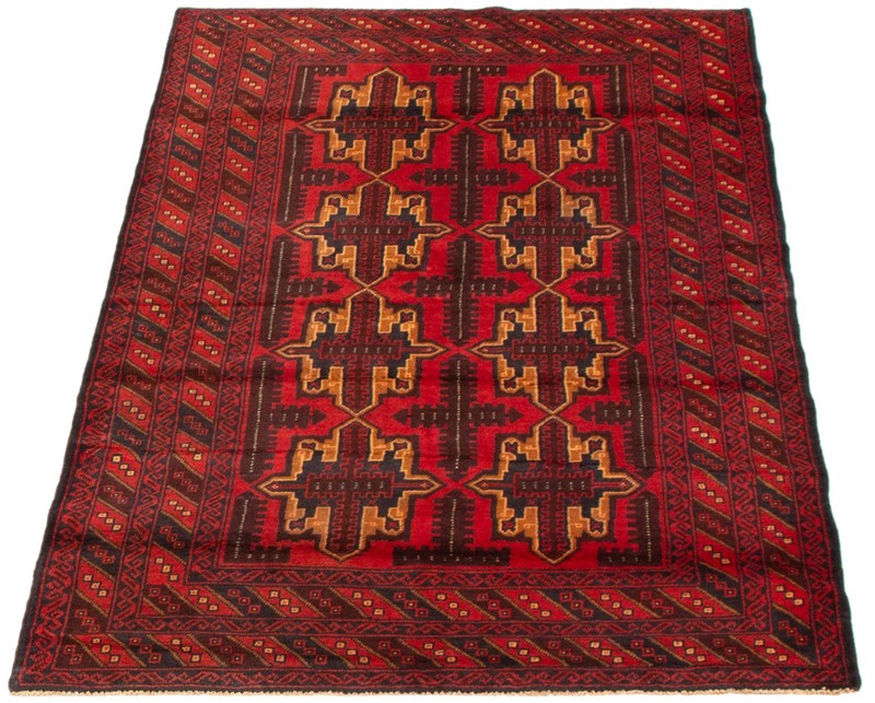 Traditional Vintage Hand-Knotted Area Rug 3'9" x 6'3" Oriental Wool Carpet gallery