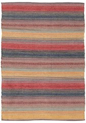Vintage Hand Woven Area Rug 4’0″ x 5’9″ Traditional Wool Oriental Carpet