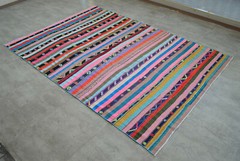 6×8 Rug Hand Woven Turkish Rug Colorful Area Rug Shabby Chic Rug 5’9″ x 8’3″