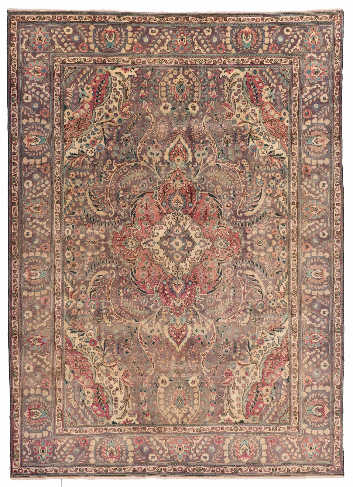 Traditional Vintage Hand-Knotted Area Rug 8'2" x 11'4" Oriental Wool Carpet gallery