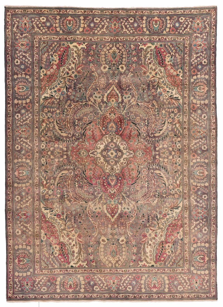 Traditional Vintage Hand-Knotted Area Rug 8'2" x 11'4" Oriental Wool Carpet