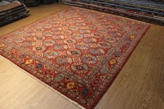 8′ X 9′ TURKMEN ERSARI Elephant Foot DESIGN HANDMADE 100% Wool Natural Dyes rug