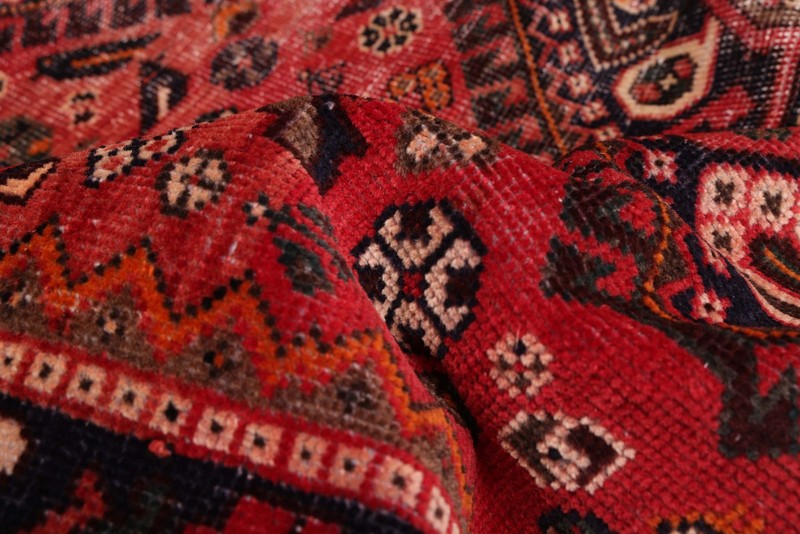 Vintage 4'10" x 9'5" Traditional Hand Knotted Vegetable Dye Wool Area Rug gallery