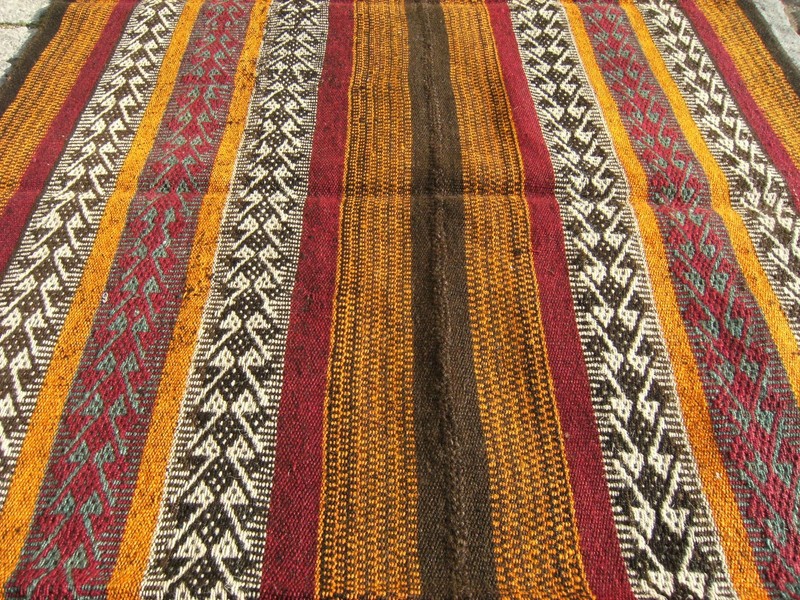 Turkish Rug 40'' x 59'' Vintage East Anatolian Oriental Rug Embroidered Wool Rug gallery