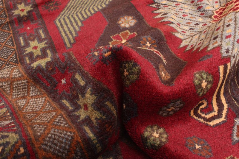 Vintage Hand-Knotted Area Rug 3'7" x 6'4" Traditional Oriental Wool Carpet gallery