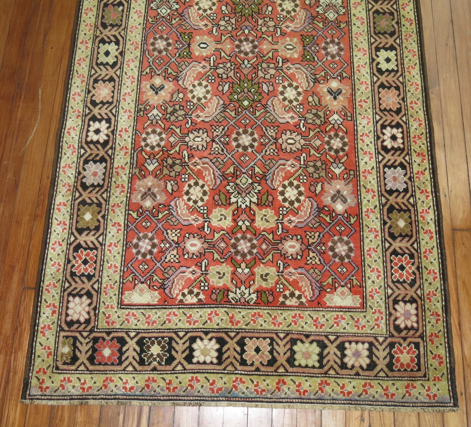 Antique Caucasian Karabagh Rug Runner Gallery Size 3'6''x13'2'' gallery