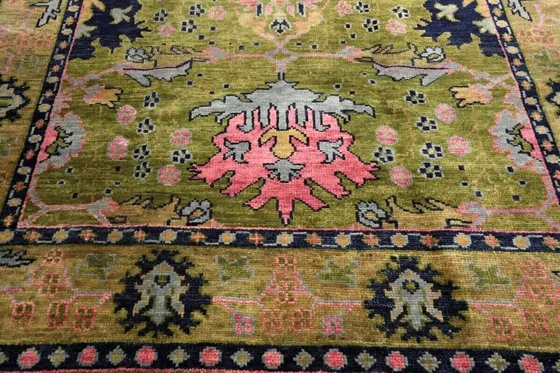 Vintage Antique Green Oushak Rug For Rooms to Warming Your Space with Elite Rugs gallery
