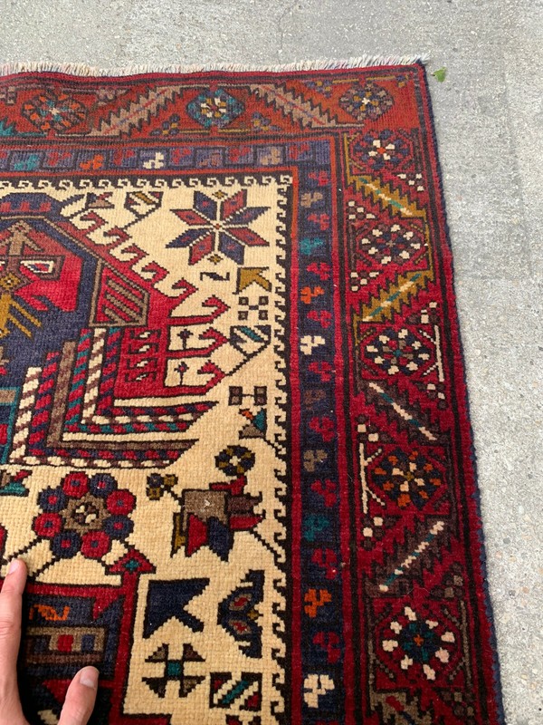 2'11'' x 15' Vintage Runner Natural Rug Village Rug Handmade Carpet.SKU:P1233 gallery