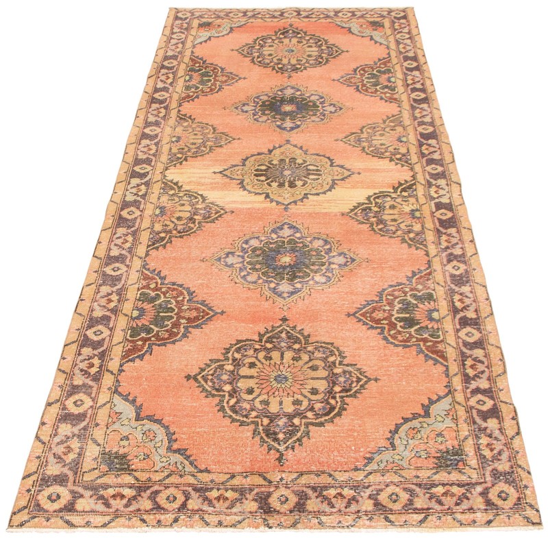 Vintage Oriental Hand-Knotted Carpet 4'8" x 12'0" Traditional Wool Area Rug gallery