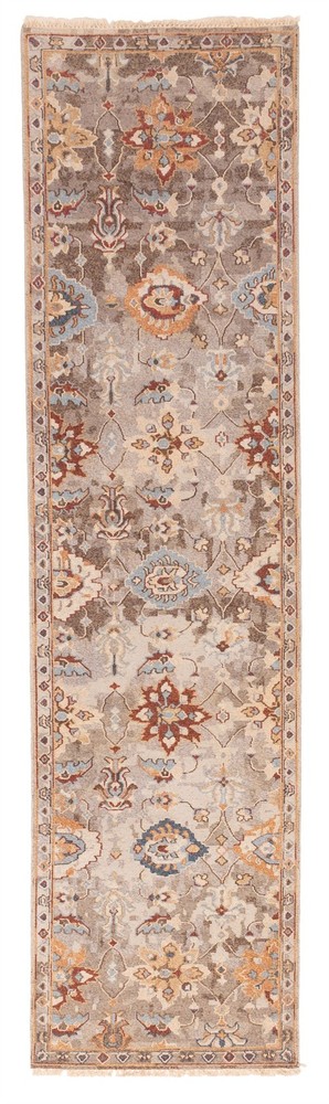 Vintage Hand Woven Area Rug 2'6" x 9'10" Traditional Wool Oriental Carpet