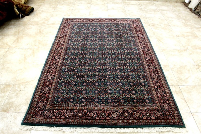 9X6 EXQUISITE MINT 200+KPSI HAND KNOTTED VEGETABLE DYE BIDJARR TURKISH WOOL RUG gallery