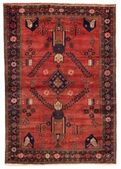 Traditional Vintage Hand-Knotted Area Rug 4’2″ x 5’10” Oriental Wool Carpet