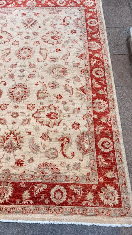 5'7' X 8'1'' Vintage Carpet Natural Village Rug Handmade Rug.SKU:U1755 gallery
