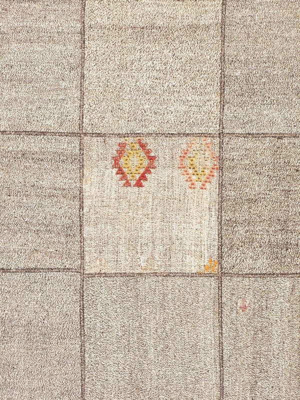 Vintage Hand Woven Area Rug 3'10" x 6'6" Traditional Cotton Oriental Carpet gallery