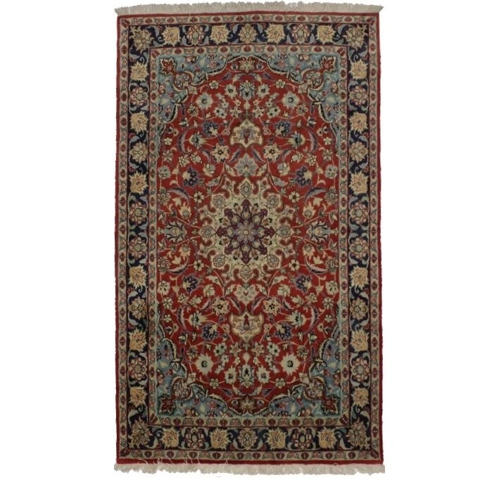 Hand-Knotted Vintage Traditional Floral Rug Oriental Home Carpet 3'6X6'2 ft