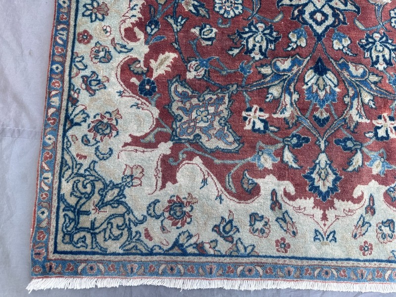 Turkish Inspired Caucasian Rug 4x6 Hand Knotted Medallion Tribal Farmhouse Rug gallery