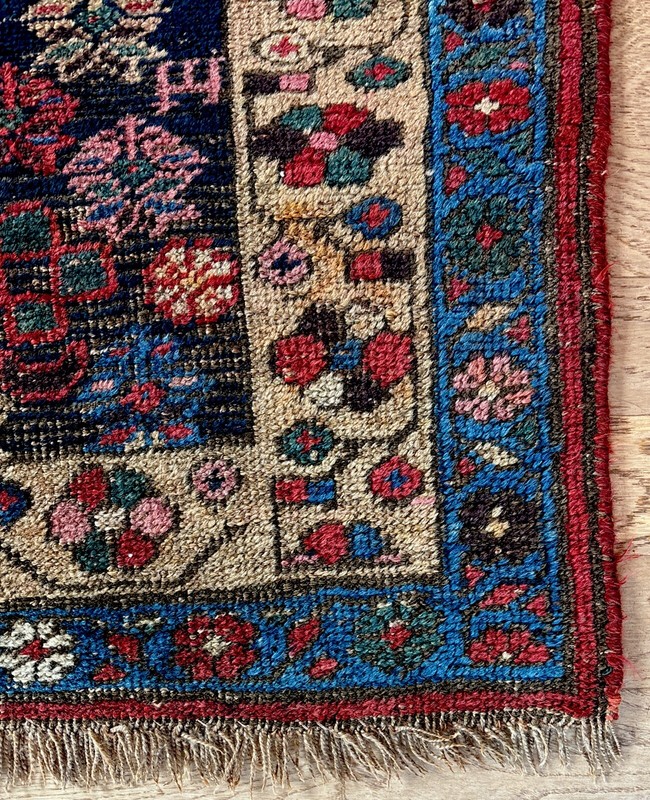 True Antique Kurdish Rug Circa 1880-1900 4x7 Vivid All Natural Dyes 100% Wool gallery