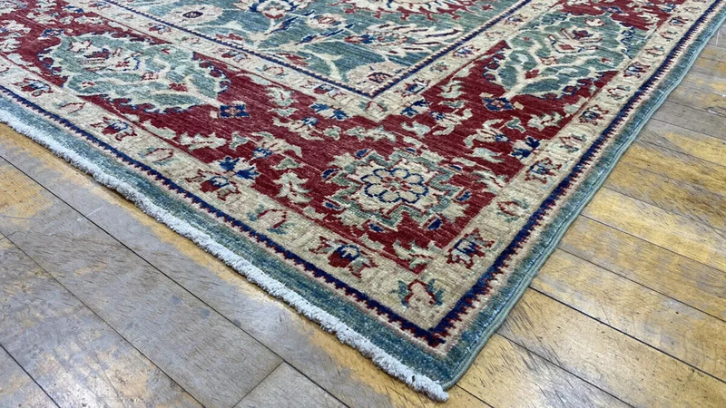 5x10ft Living Room Rug from Turkey | Hand-Knotted Turkish Oushak Rug gallery