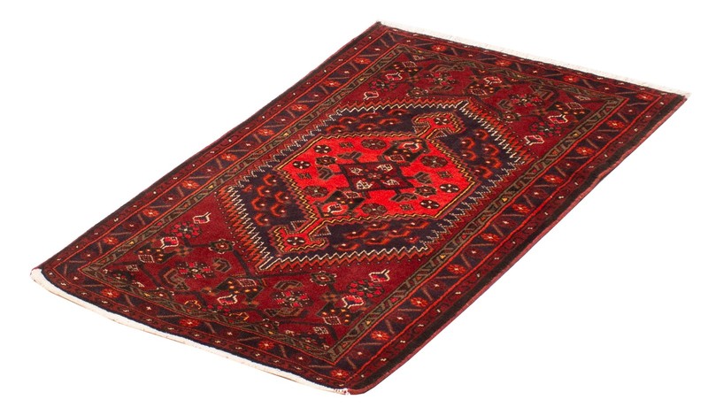 Vintage 3'6" x 4'9" Traditional Hand Knotted Vegetable Dye Wool Area Rug gallery
