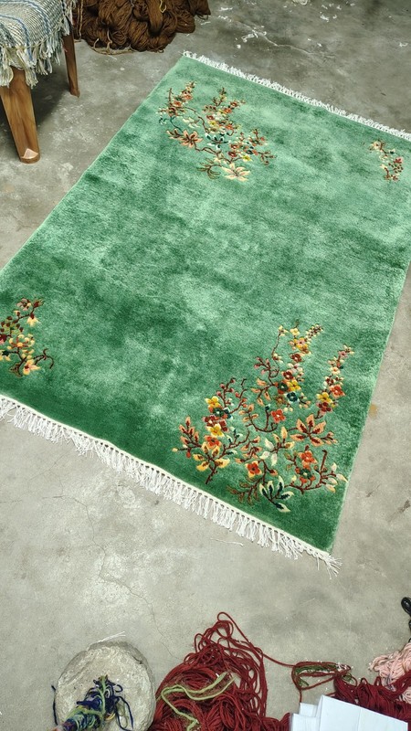 NEW ART DECO CHINESE WALTER NICHOLS RUG 4x6 ft ABSOLUTE BARGAIN. gallery