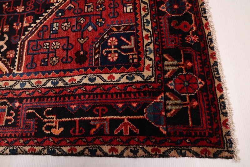 Vintage Hand-Knotted Carpet 4'5" x 6'9" Traditional Oriental Wool Area Rug gallery