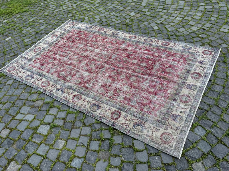 Large rug, Turkish rug, Wool rug, Vintage rug, Handmade rug | 5,3 x 8,7 ft gallery
