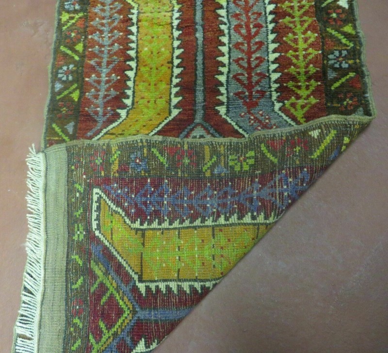 Small Turkish Yastik Rug 2x3, Antique Geometric Tribal gallery
