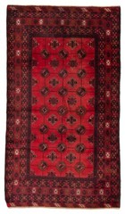 Traditional Vintage Hand-Knotted Oriental Carpet 3’8″ x 6’4″ Wool Area Rug