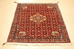 NATURAL WOOL Old Oriental Rugs, Hand Woven,knotted size Approximately 3’10” × 5′