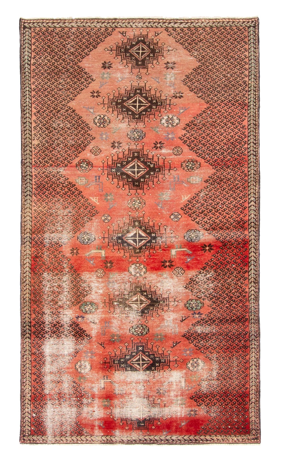 Traditional Vintage Hand-Knotted Area Rug 3'10" x 6'9" Oriental Wool Carpet gallery