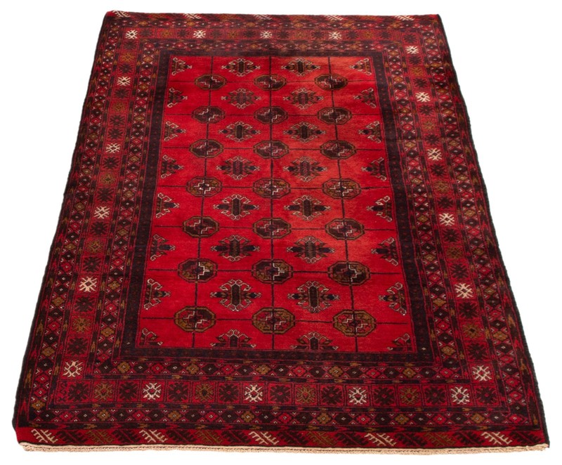 Traditional Vintage Hand-Knotted Oriental Carpet 3'8" x 6'4" Wool Area Rug gallery