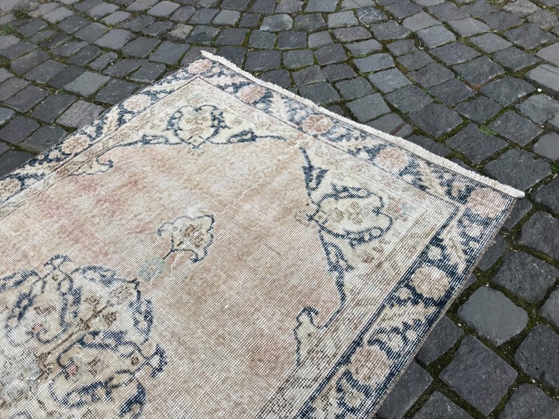 Handmade Rug Turkish Area Rug Vintage Rug Oushak Rug Antique Rug Bohemian Rug gallery