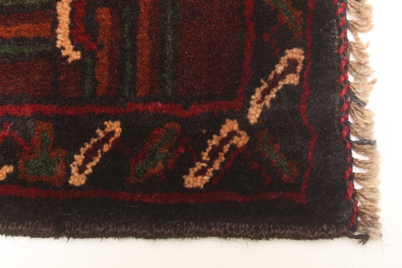 Vintage Hand-Knotted Area Rug 3'1" x 4'6" Traditional Oriental Wool Carpet gallery