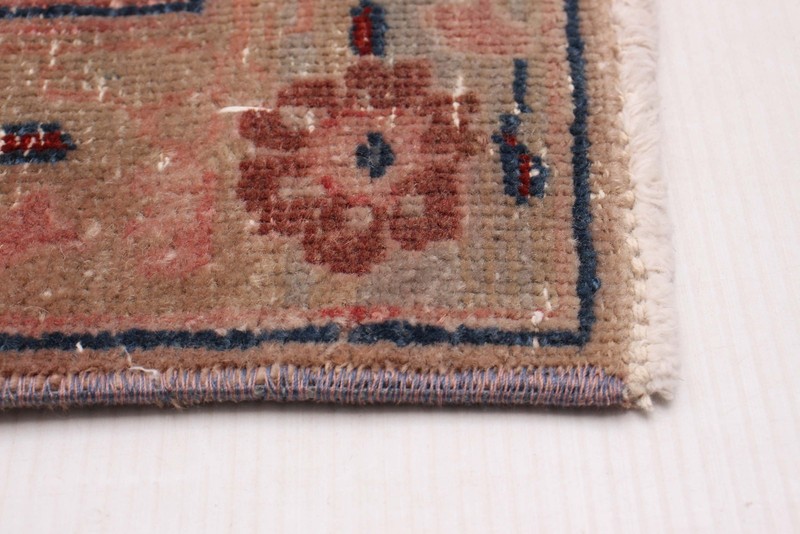 3'1" x 12'0" Vintage Hand-knotted Runner Rug Traditional Oriental Wool Carpet gallery