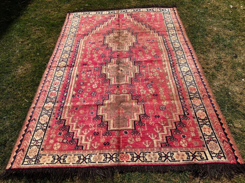 COLLECTORS' ITEM Stunning Antique Maresali Azerbaijan Boteh Pattern Caucasus Rug gallery