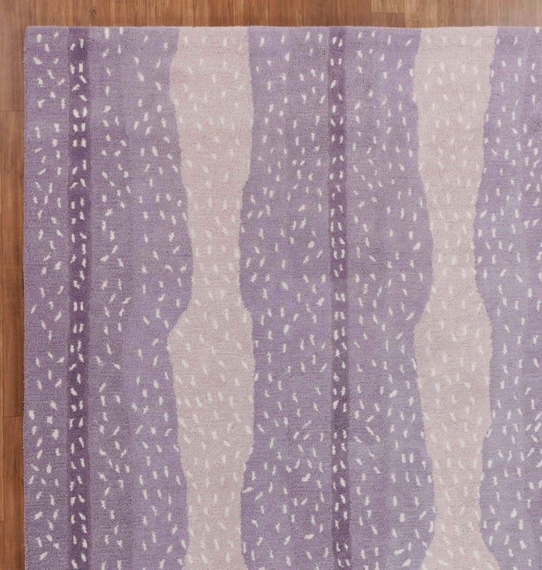 Antelope Chetah Animal purple Contemporary Handmade Tufted 100% Woolen area rug gallery