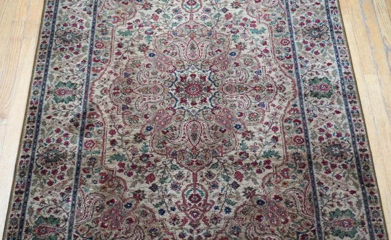 Karastan Rug 4'3" x 6' Ta' briz Medallion #900-909 Samovar Teawash Wool Rug gallery