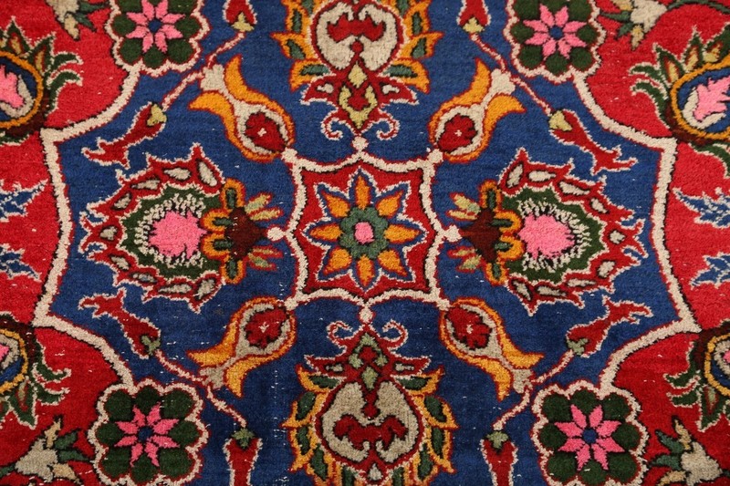Vintage Traditional Red Runner Rug 5x13 Ft Hand-Knotted Oriental Wool Carpet gallery