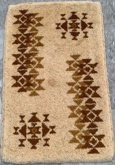 Vintage Mid-Century Scandinavian: Long-Pile Rya Shags, Traditional Rug (2×4 ft.)