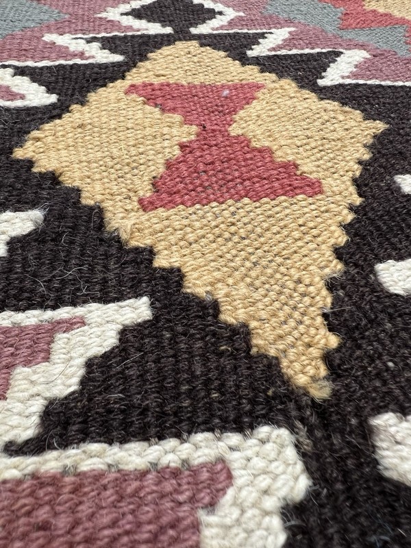 Vintage Kilim Traditional Hand Made Oriental Wool Kilim 5ftx3.2ft 145cmx99cm gallery