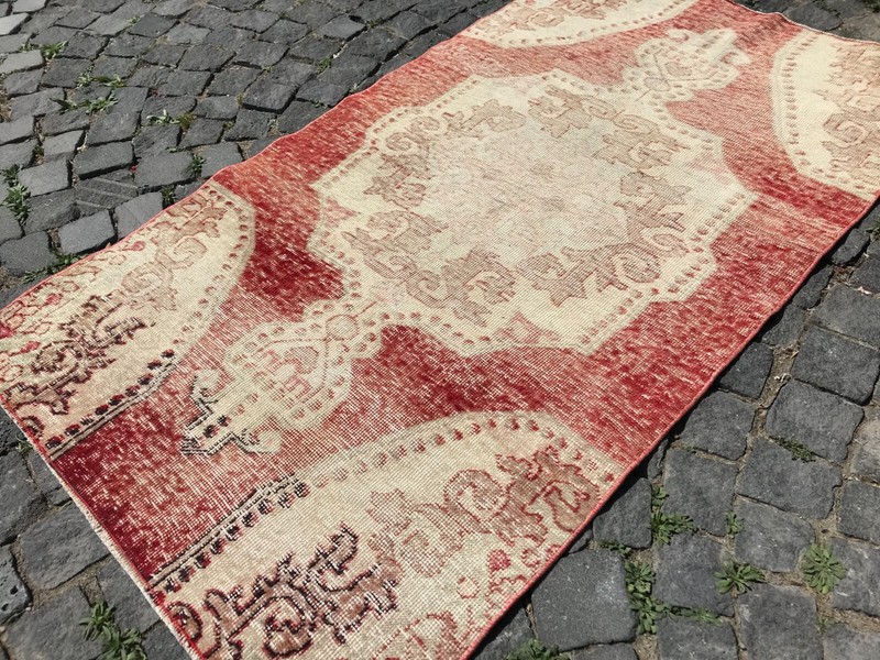 Handmade Rug Turkish Area Rug Vintage Rug Oushak Rug Antique Rug Bohemian Rug gallery