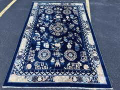 Ci 1920’s ANTIQUE ART DECO CHINESE PEKING RUG 6×9 HEALTHY EVEN PILE BEAUTY