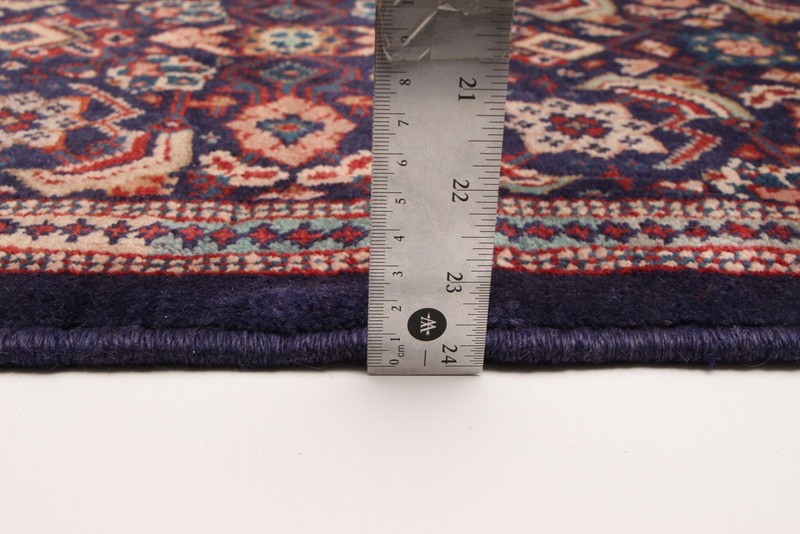 Vintage Hand-knotted Runner Rug 3'8" x 9'1" Traditional Oriental Wool Carpet gallery