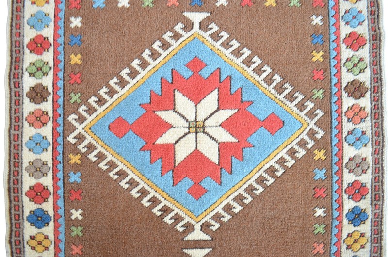4x6 Area Rug Hand Knotted Vintage Turkish Oushak Rug Actual: 4' x 5'9" gallery