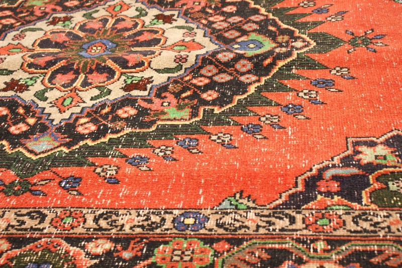 Vintage Hand-Knotted Area Rug 5'0" x 12'9" Traditional Oriental Wool Carpet gallery