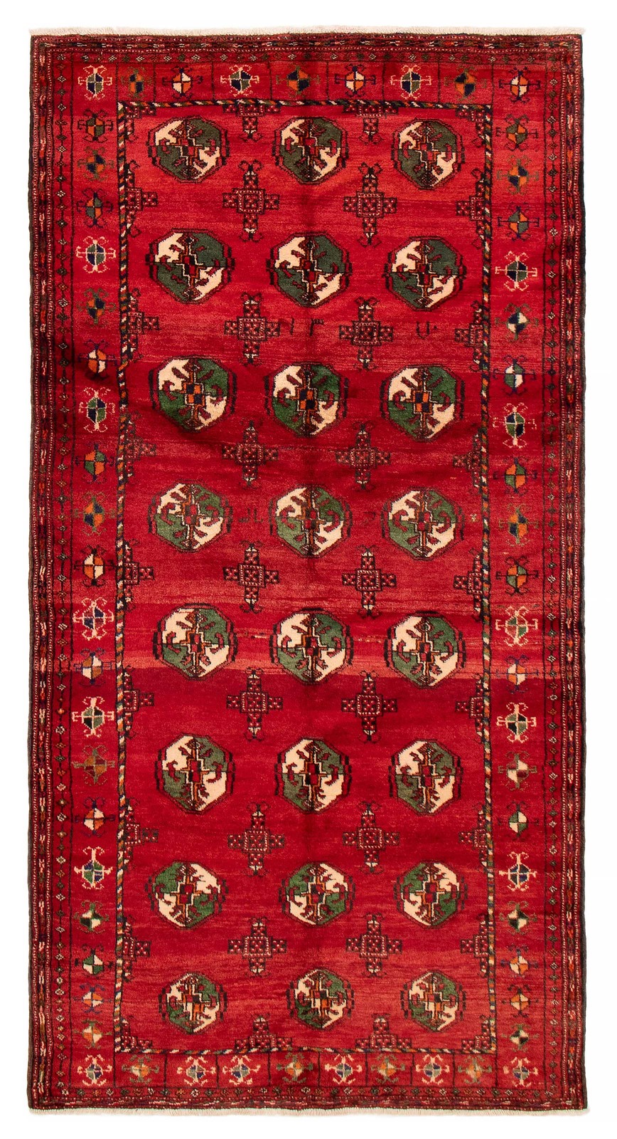 Vintage Traditional Hand-Knotted Area Rug 4'10" x 9'7" Oriental Wool Carpet gallery