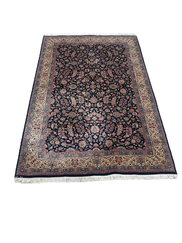 Estate Fine Low Pile Handmade Rug 55"W X 88"L