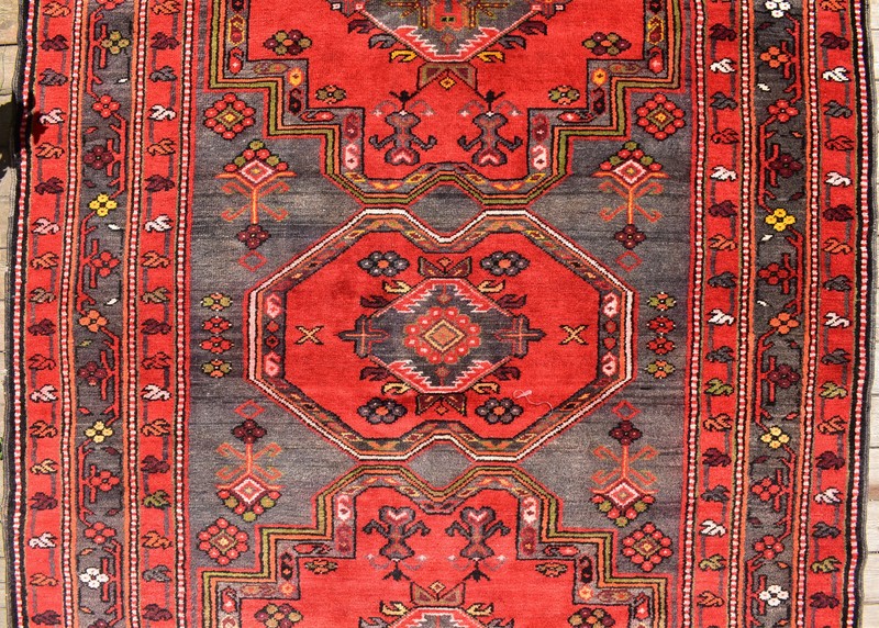 Caucasian Rug 58''x95'' Hand Knotted Vintage Primitive Gray 4x7 Rug 150x242cm gallery